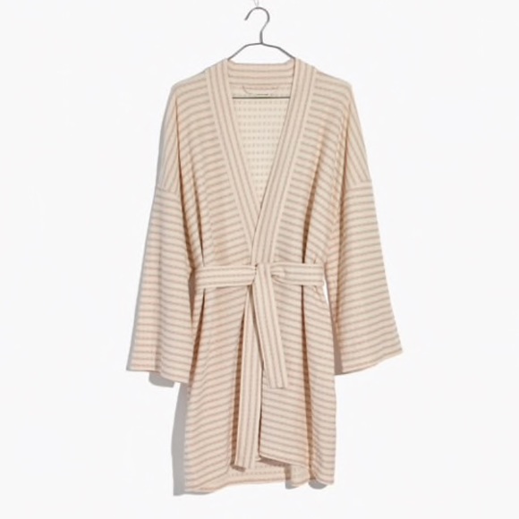 Madewell Other - Madewell striped catnap robe size M